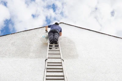 Peinture extérieure à Curgy — façades et ravalement